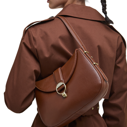 Barbour Alder Leather Sling Bag Brown