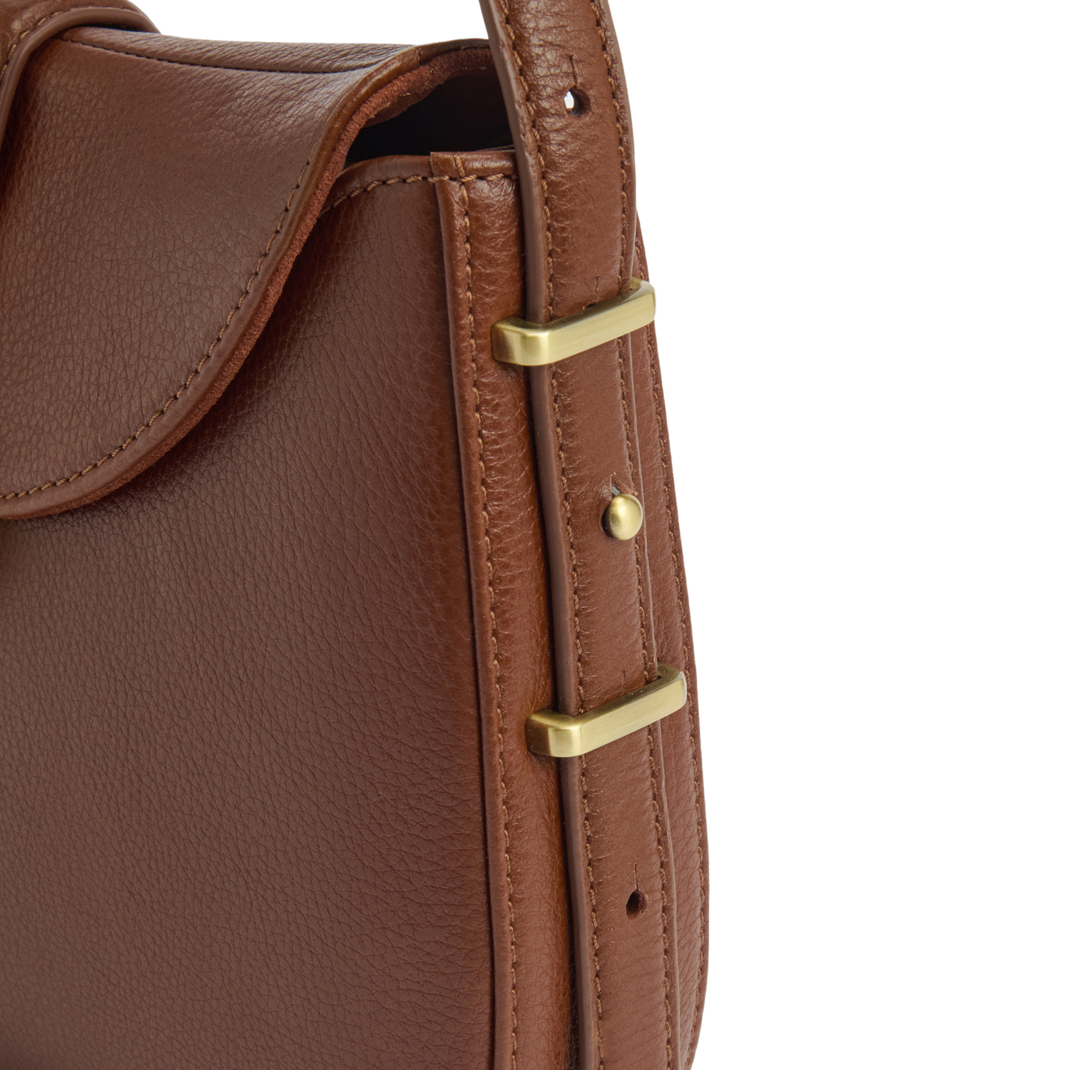 Barbour Alder Leather Sling Bag Brown