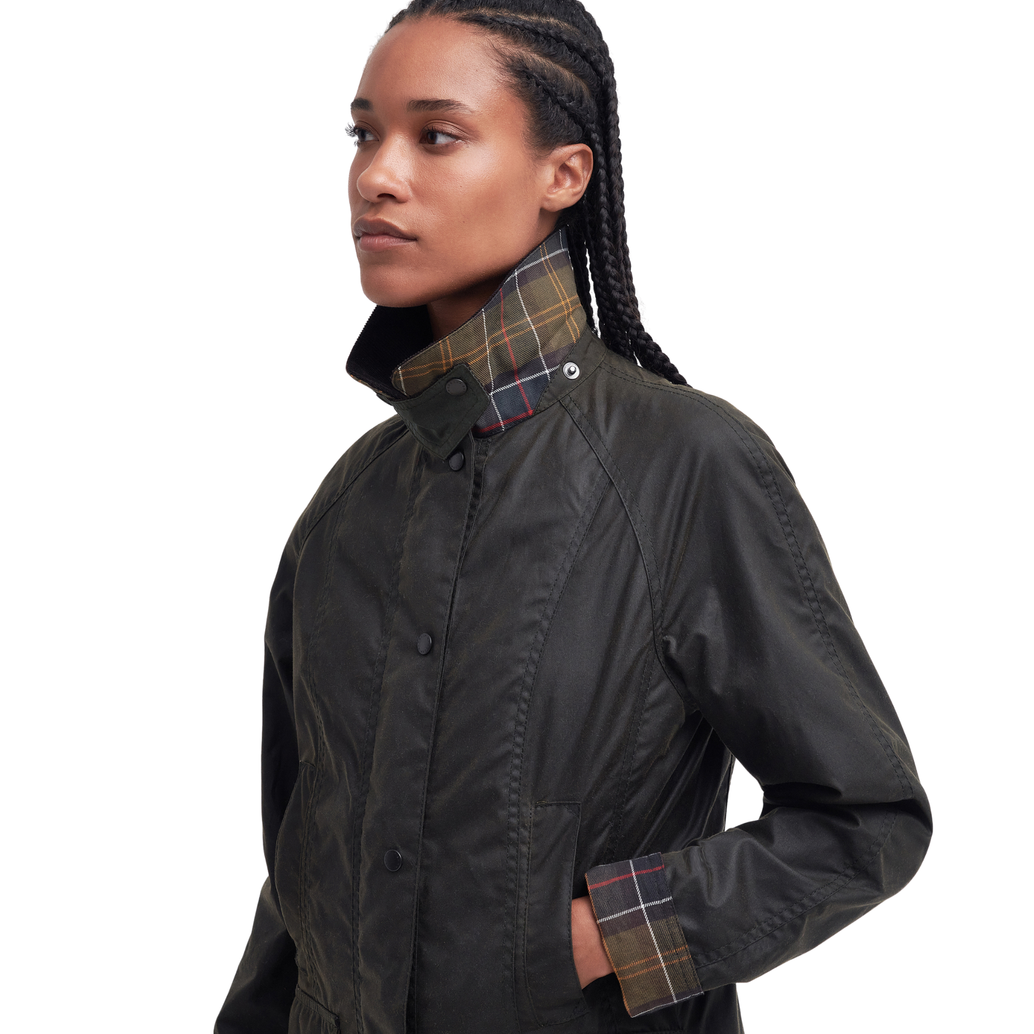 Beadnell Wax Jacket Olive