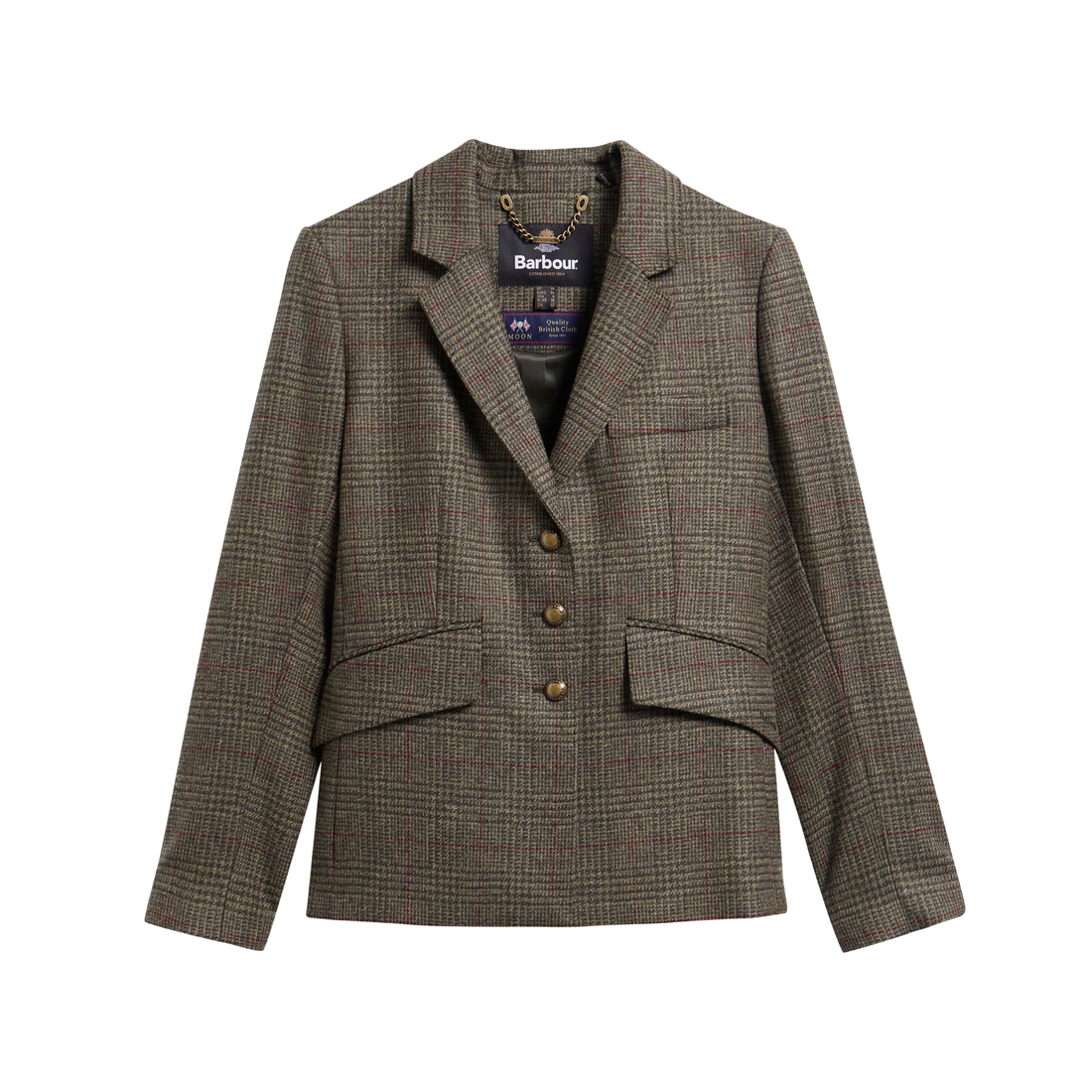 Browning Tailored Jacket Olive Prince of Wales Check