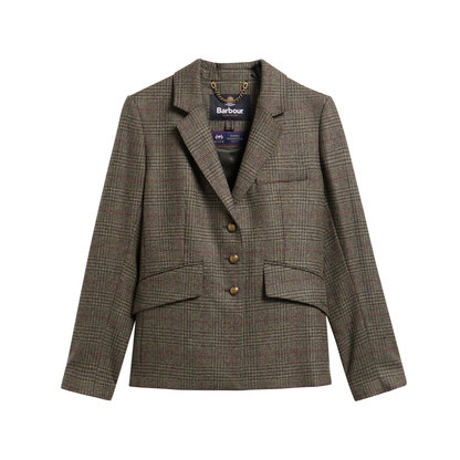 Browning Tailored Jacket Olive Prince of Wales Check