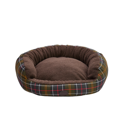 Barbour Classic Tartan Dog Snuggle Bed 30&quot;