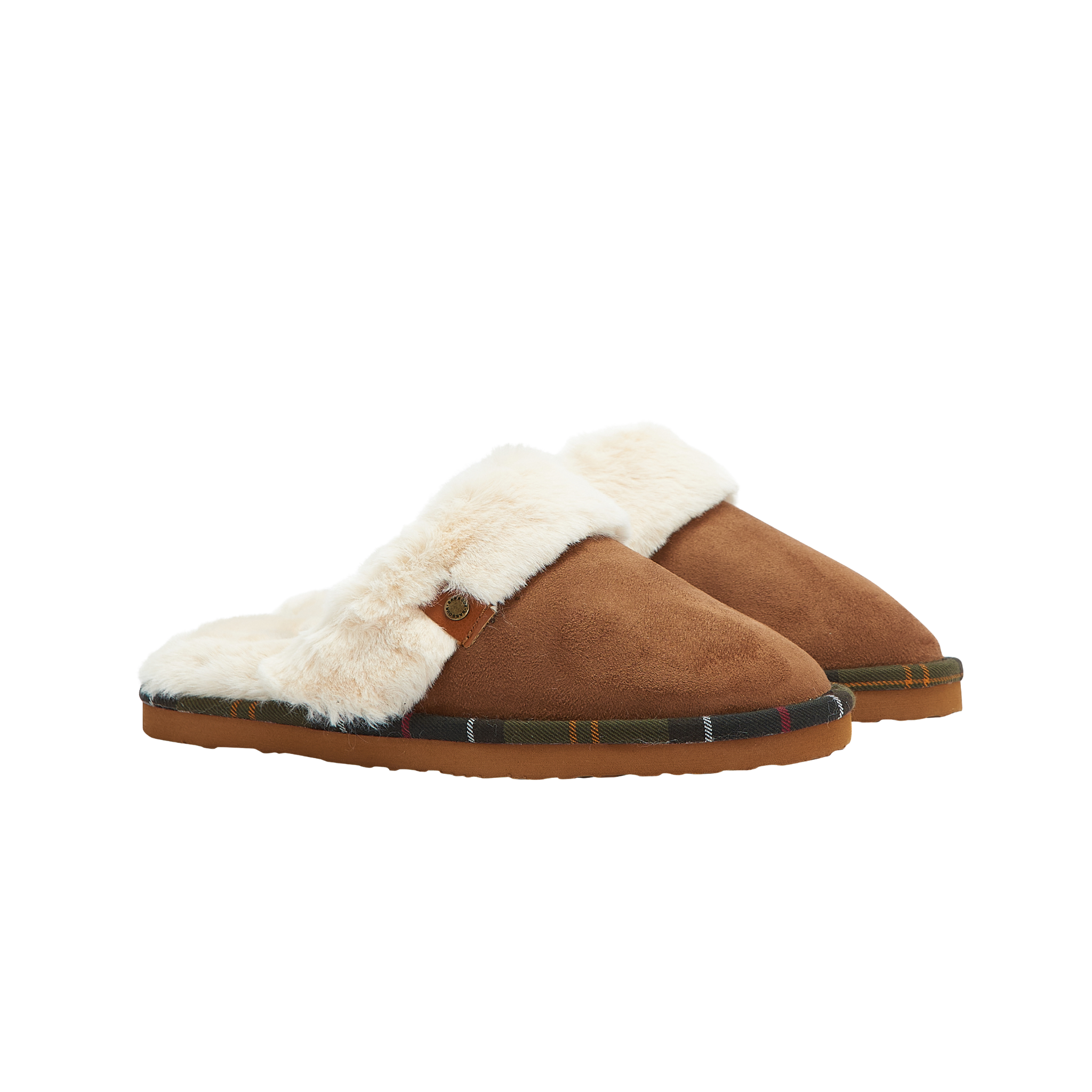 Barbour Claudia Mule Slipper Camel