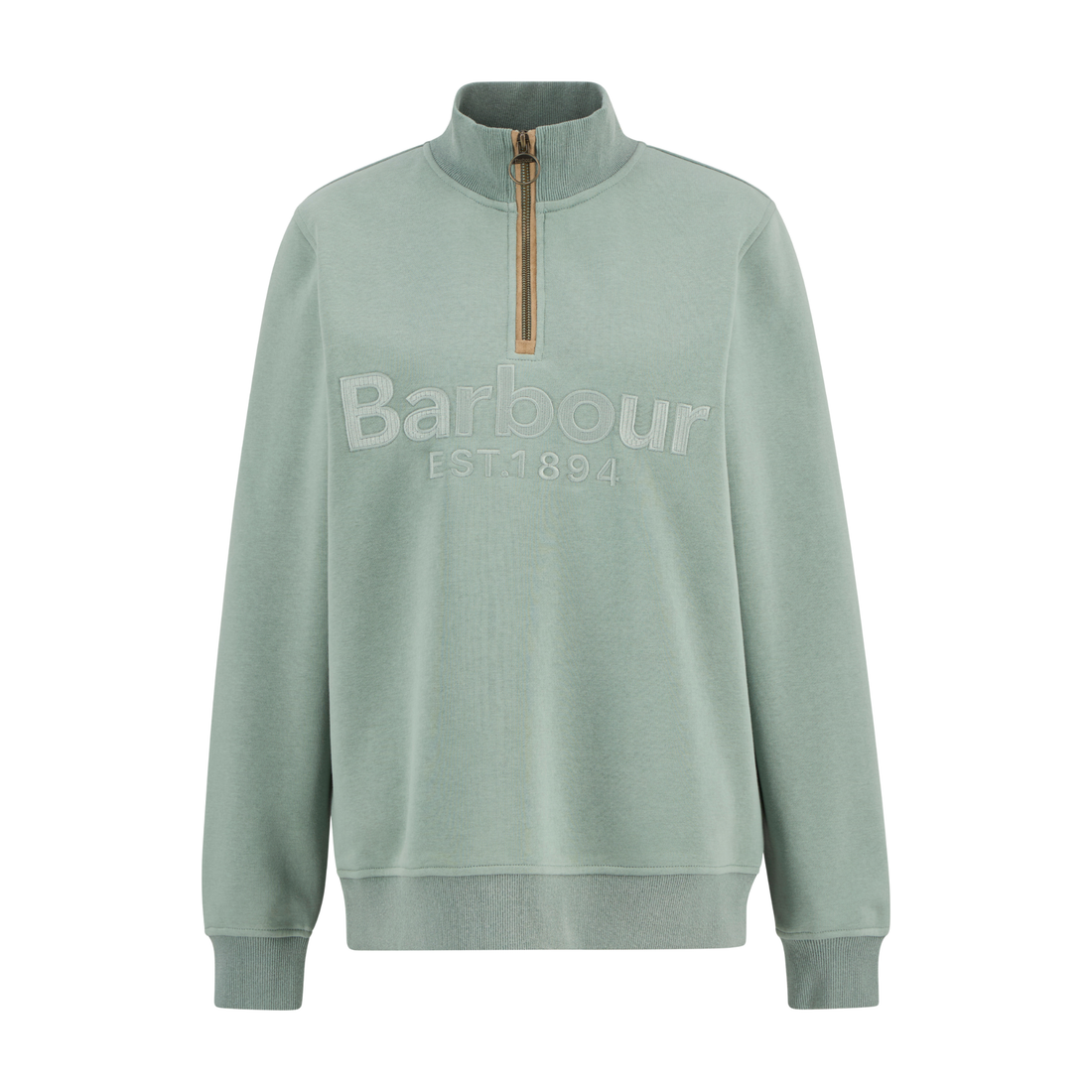 Cynthia Half Zip Sweatshirt Blue Sage