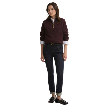 Cynthia Half Zip Sweatshirt Fig