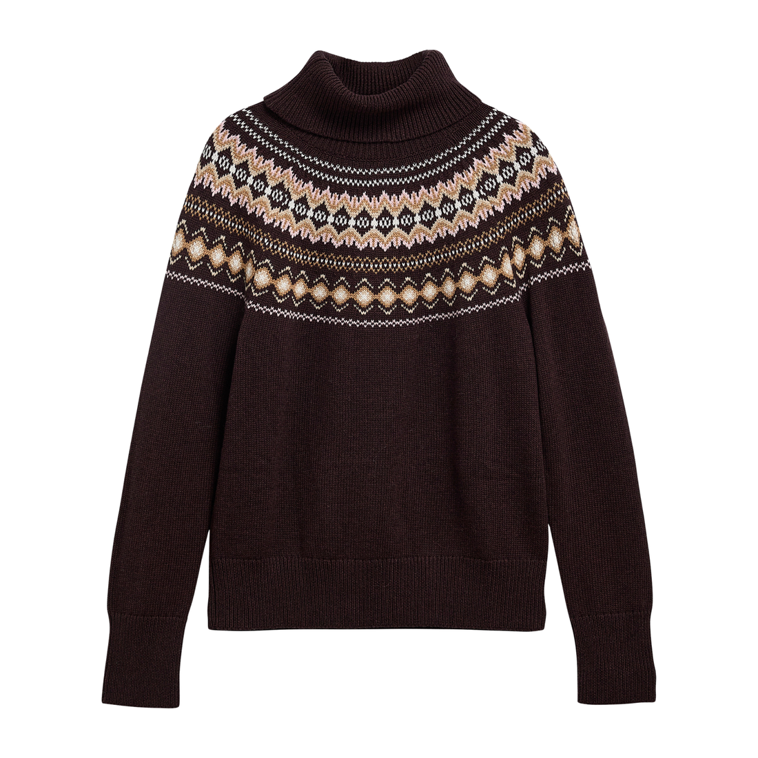 Darwen Knitted Jumper Seal Brown
