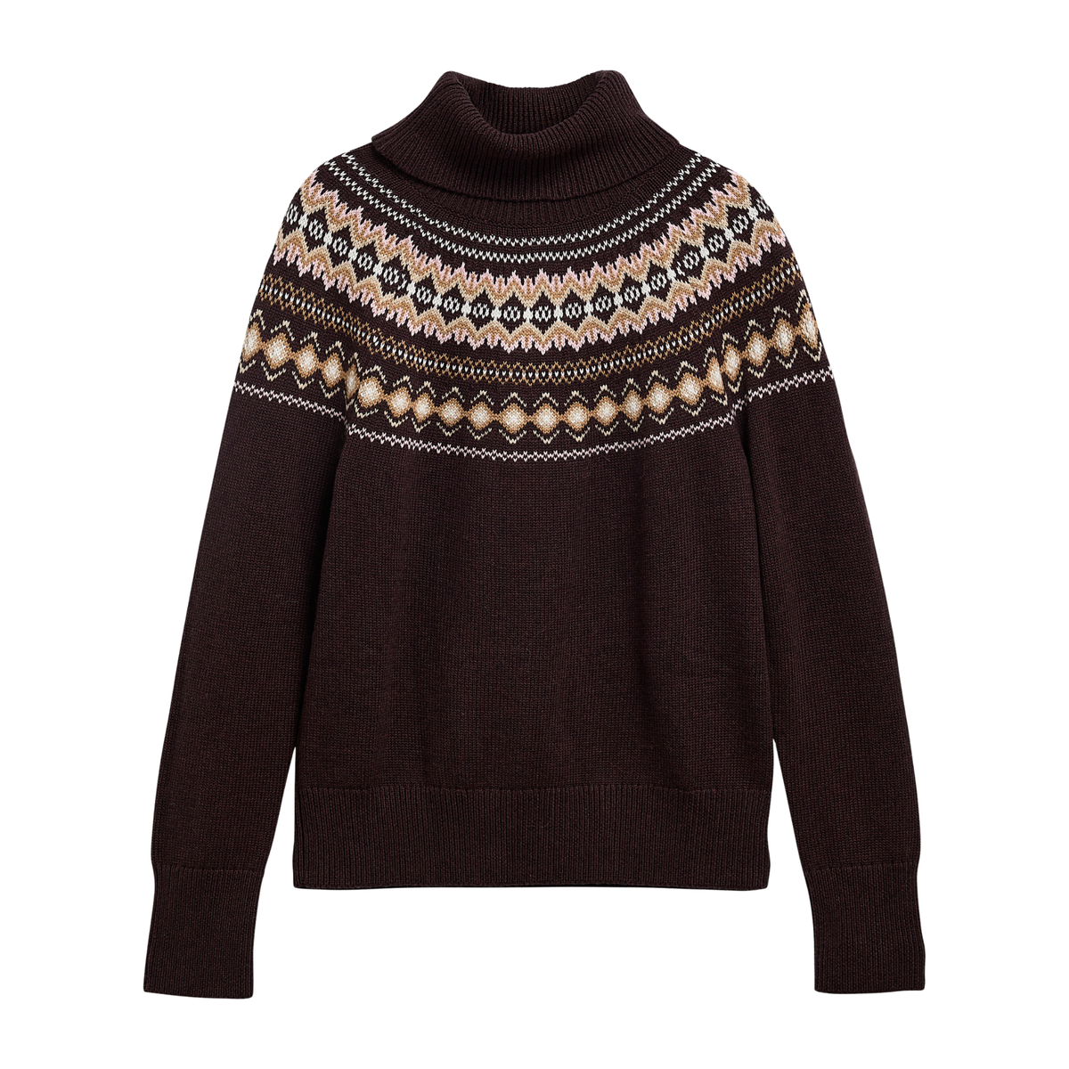 Darwen Knitted Jumper Seal Brown