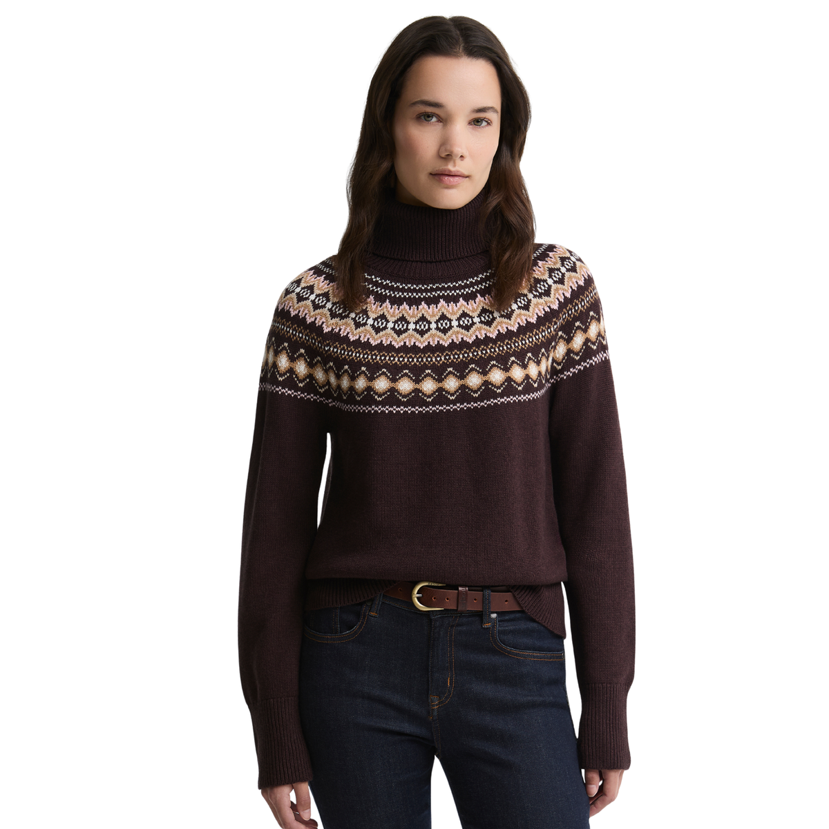 Darwen Knitted Jumper Seal Brown