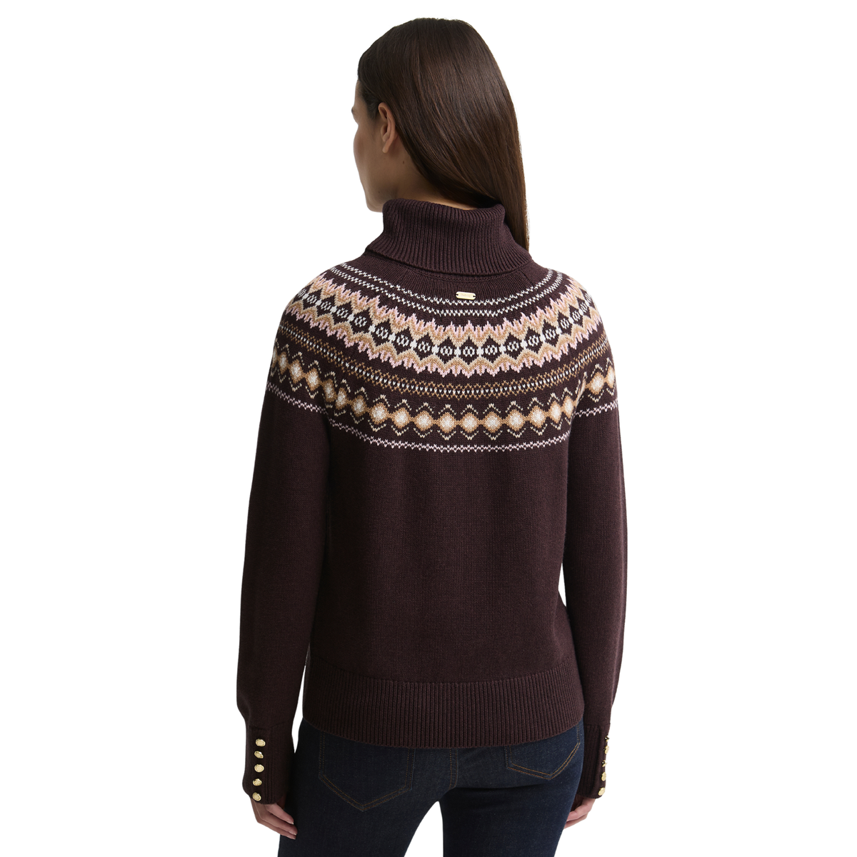 Darwen Knitted Jumper Seal Brown