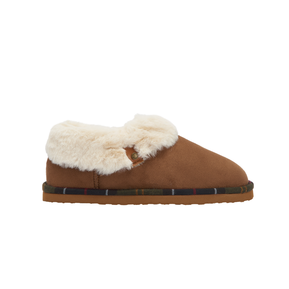 Barbour Eloise Bootie Slipper Camel