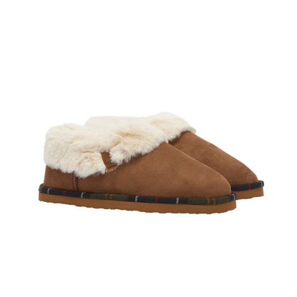 Barbour Eloise Bootie Slipper Camel