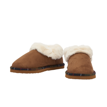 Barbour Eloise Bootie Slipper Camel