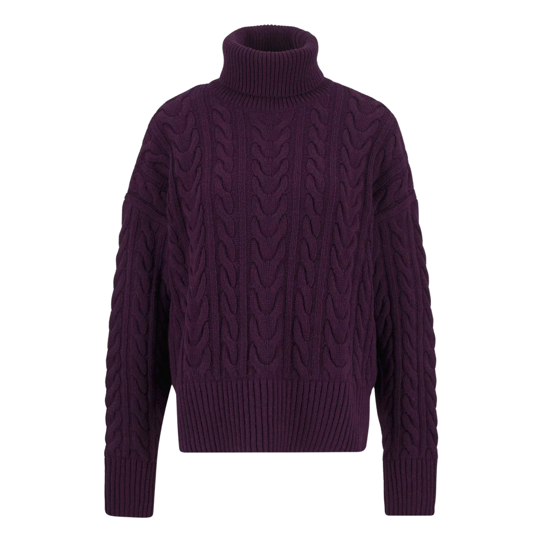 Embleton Knitted Jumper Black Cherry