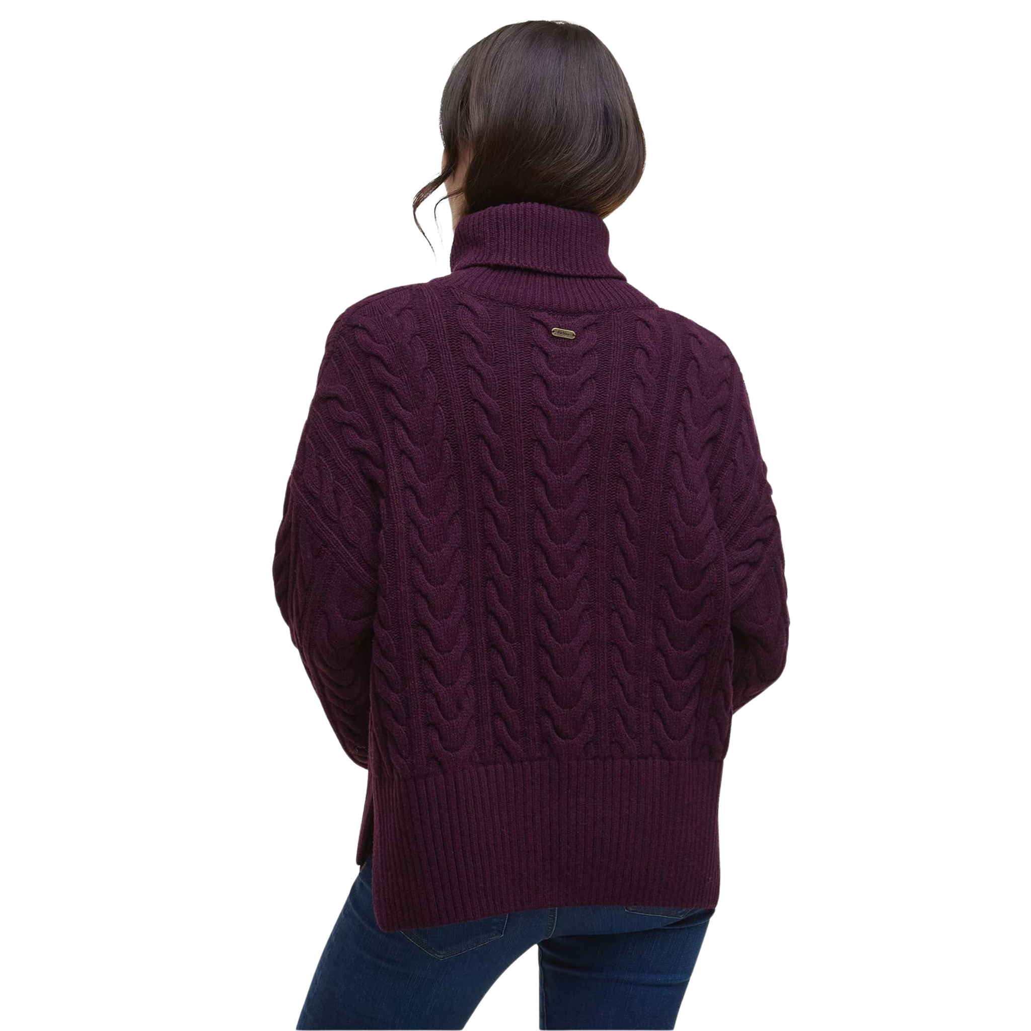 Embleton Knitted Jumper Black Cherry