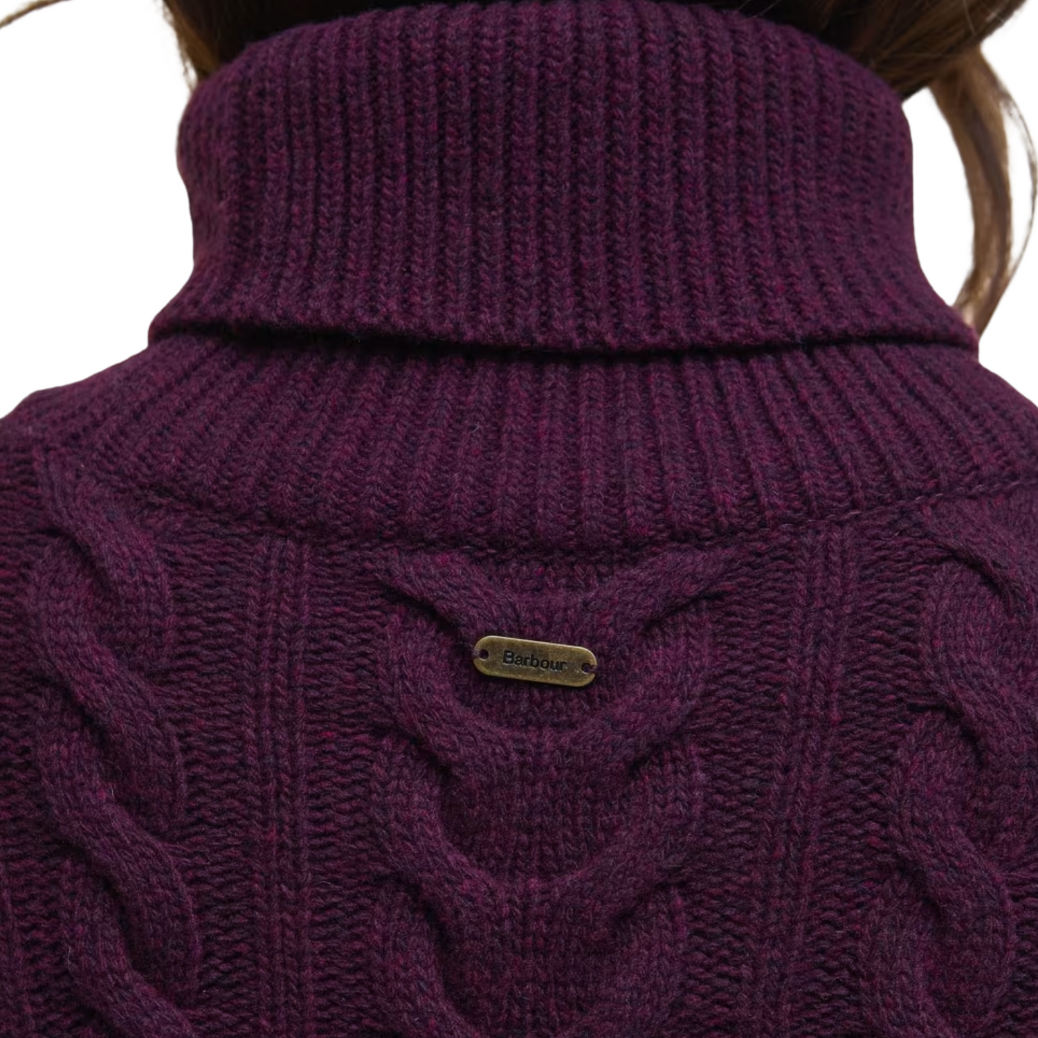 Embleton Knitted Jumper Black Cherry