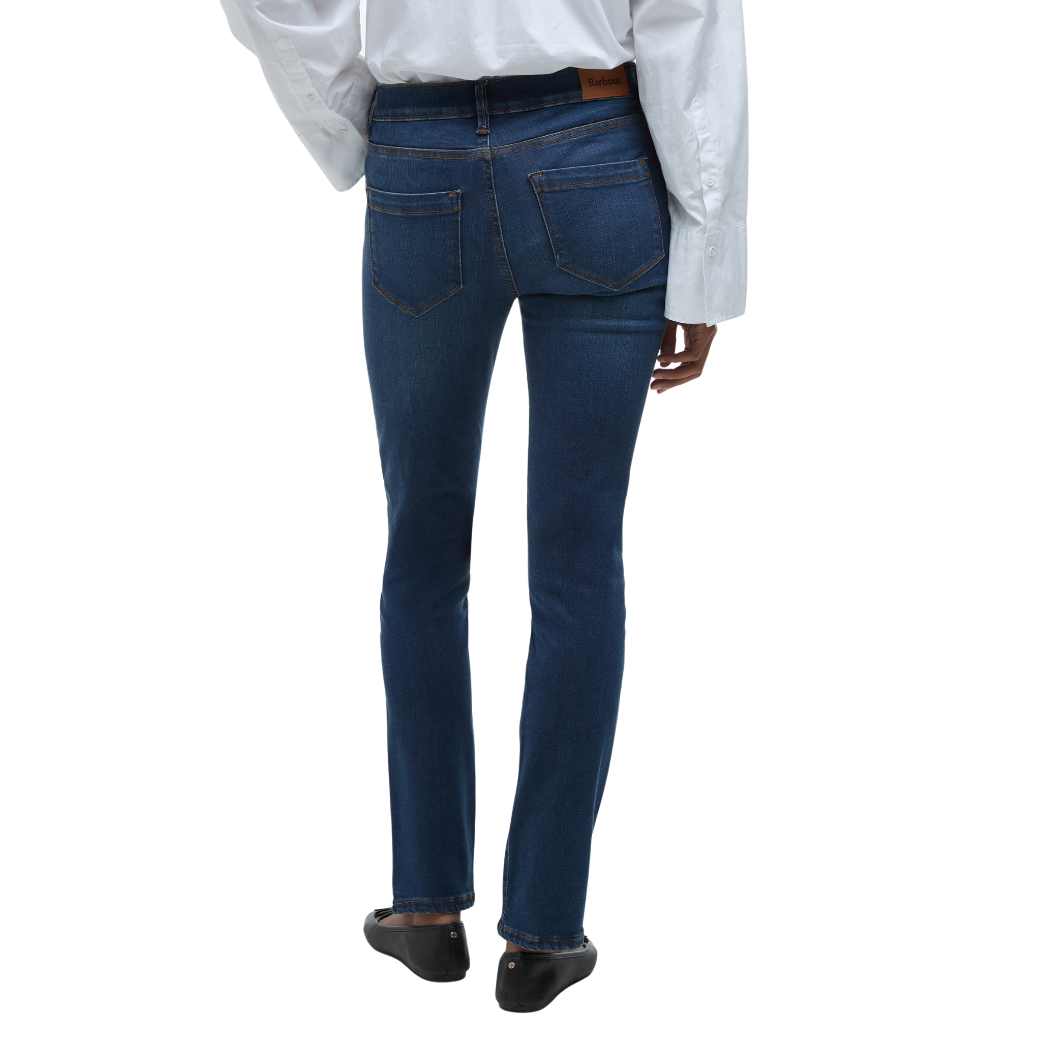 Barbour Essential Slim Jeans Worn Blue Wash