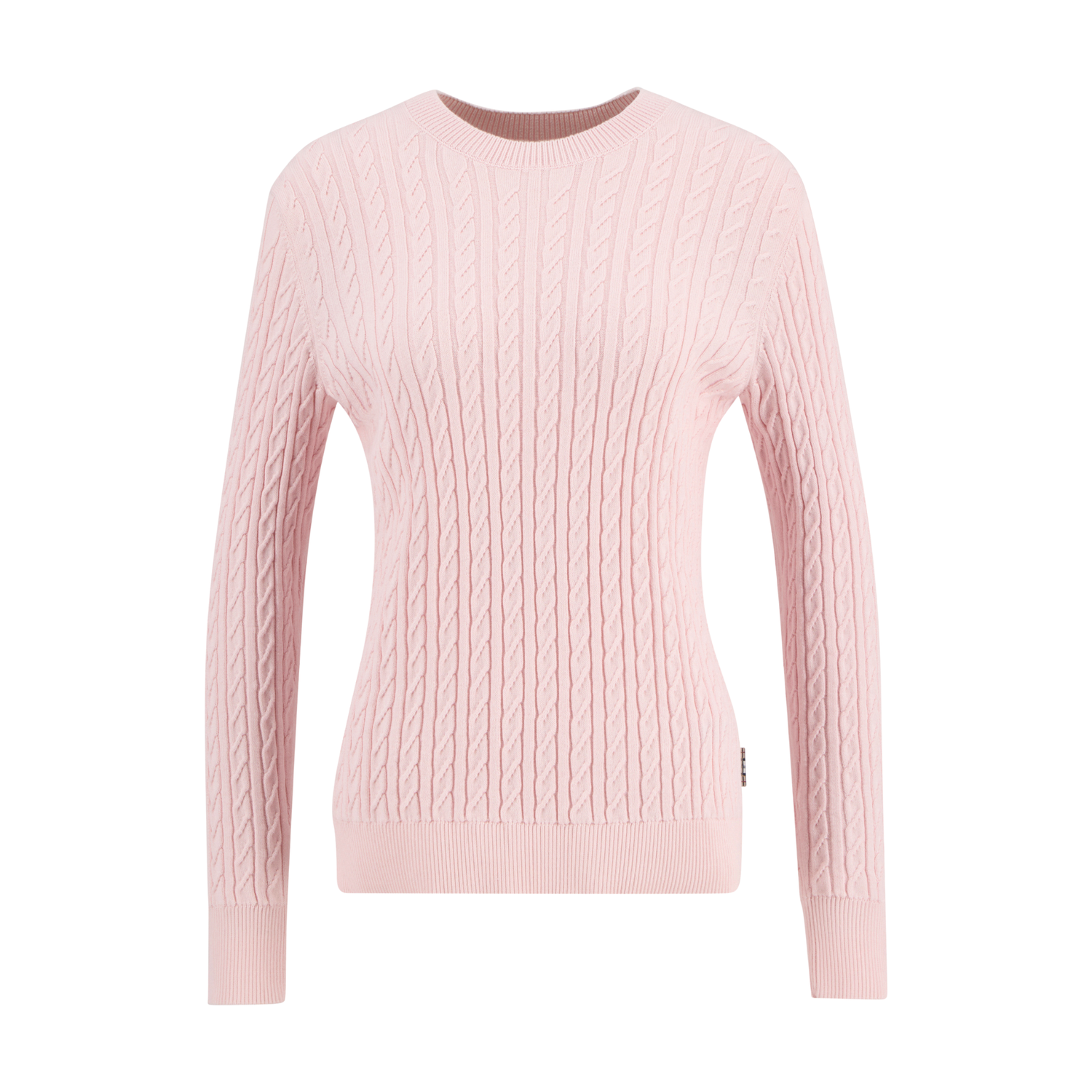 Hartland Crew Knitted Jumper Pink