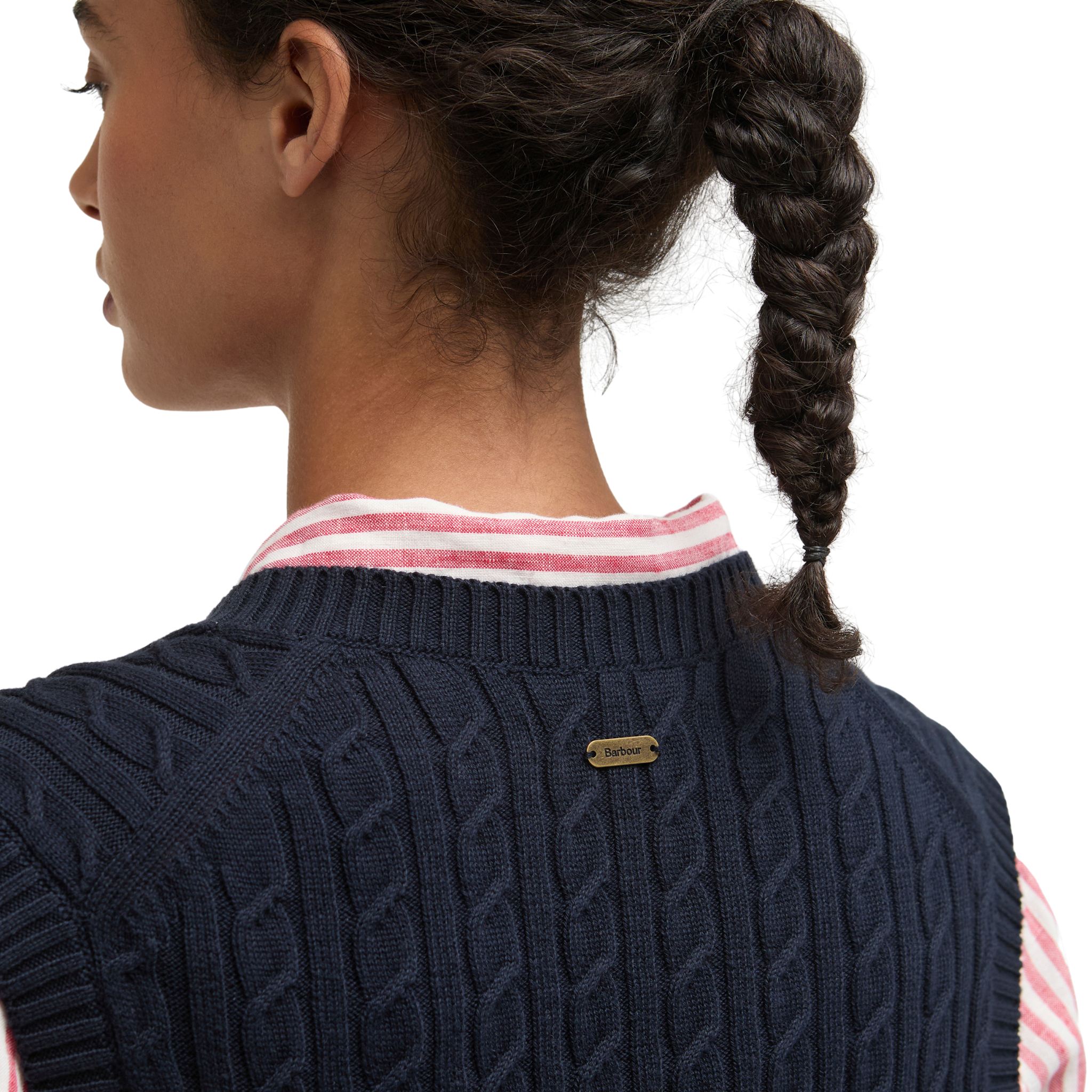 Hartland Sleeveless Knitted Jumper Navy