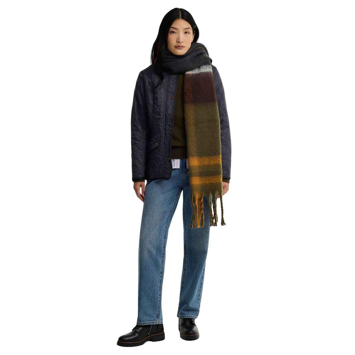 Barbour Isla Classic Tartan Boucle Scarf