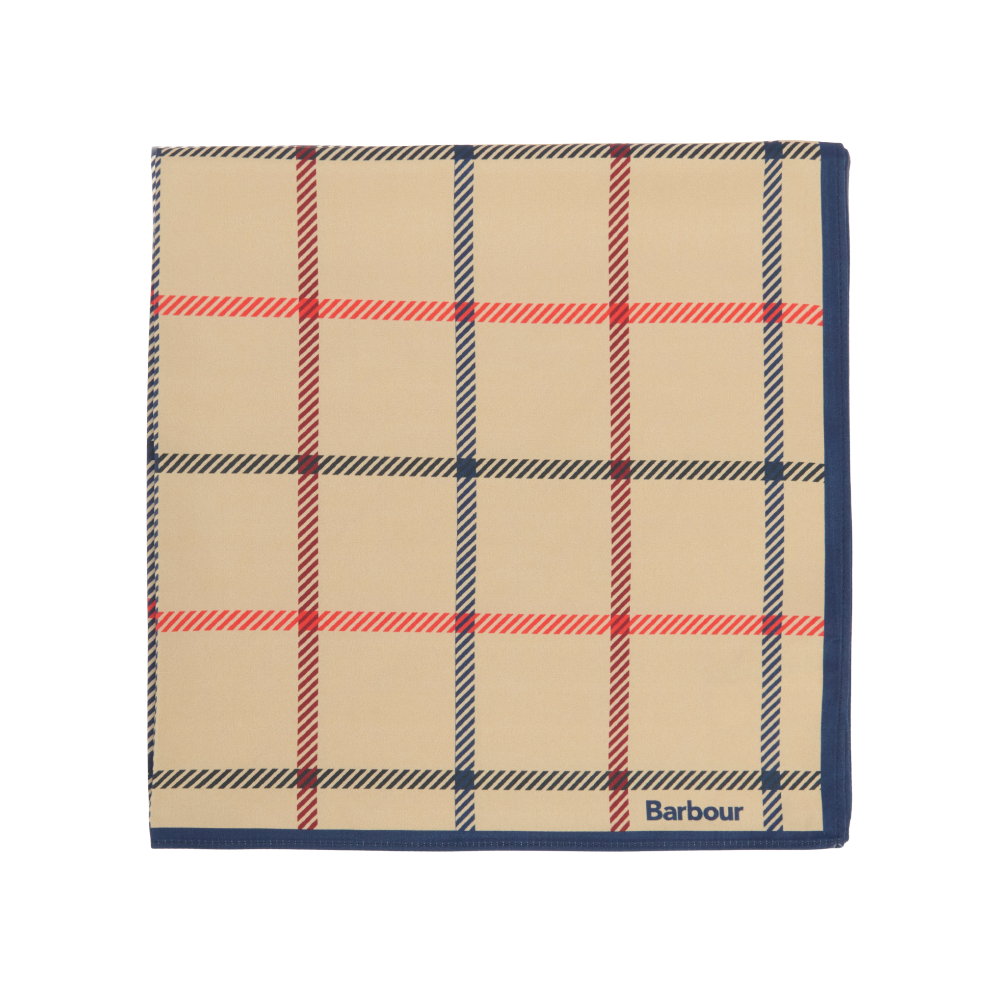 Barbour Mackworth Head/Neck Scarf Beige Tattersall