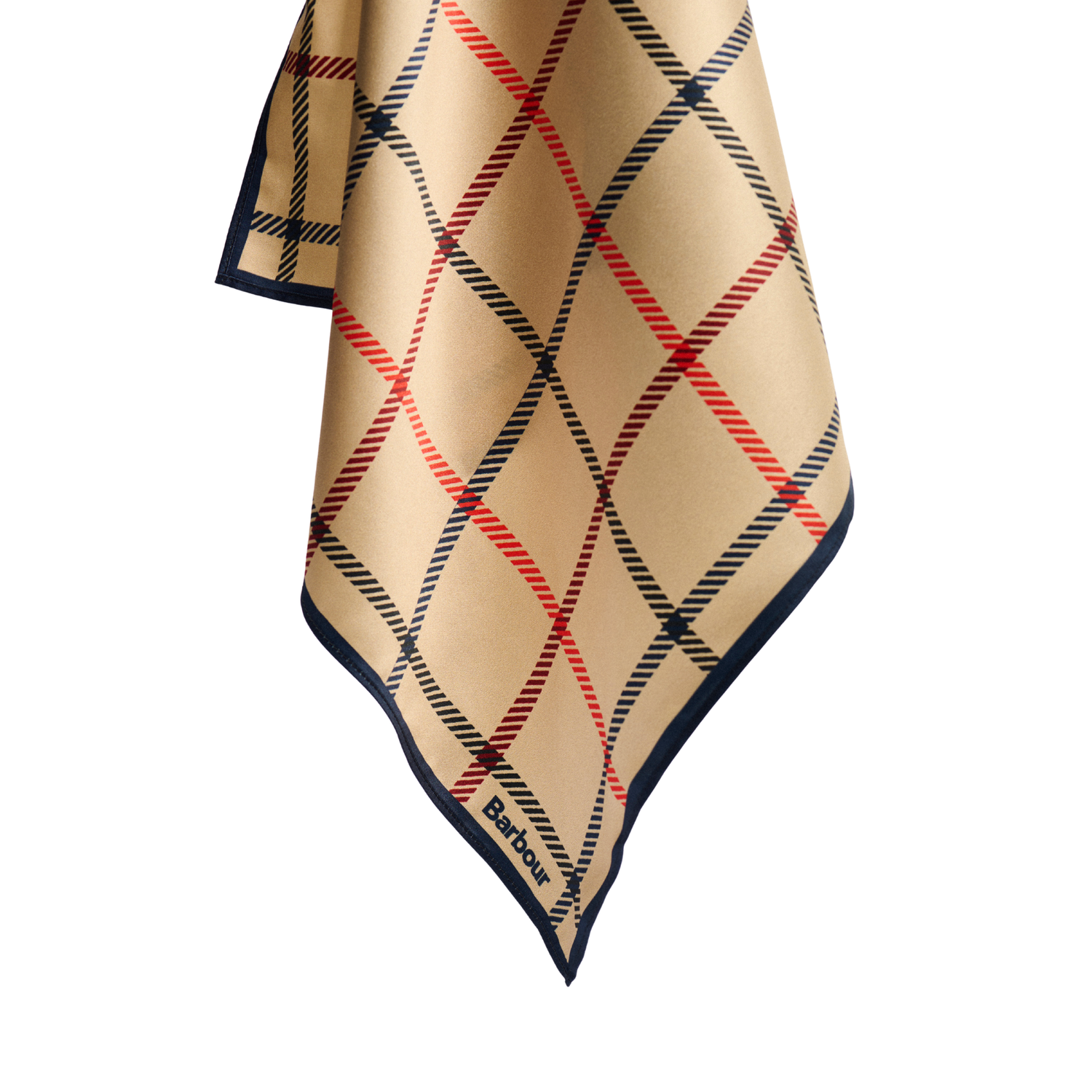 Barbour Mackworth Head/Neck Scarf Beige Tattersall