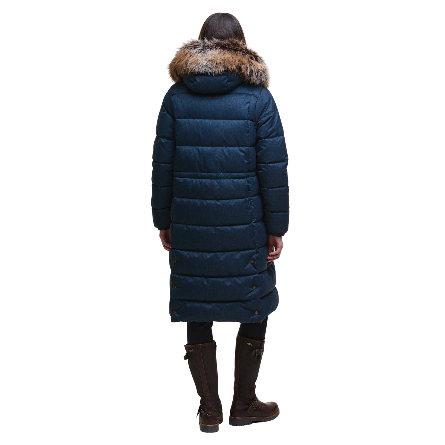 Marjoram Puffer Jacket Dark Navy/Blackwatch