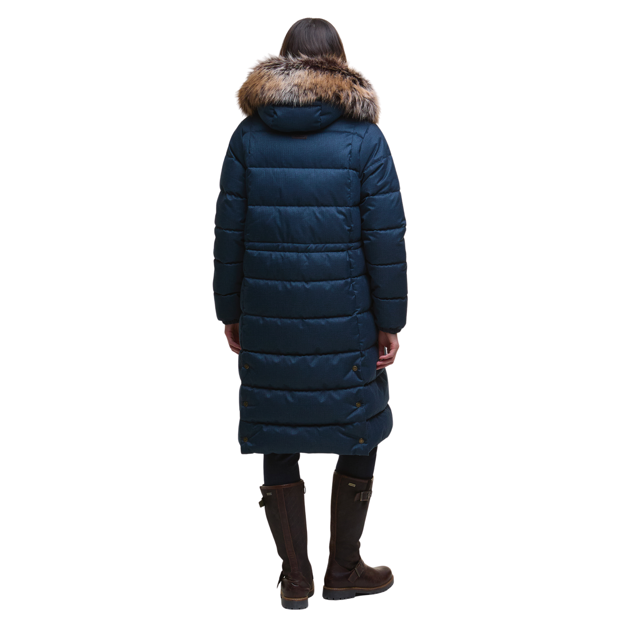 Marjoram Puffer Jacket Dark Navy/Blackwatch