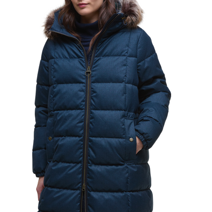 Marjoram Puffer Jacket Dark Navy/Blackwatch