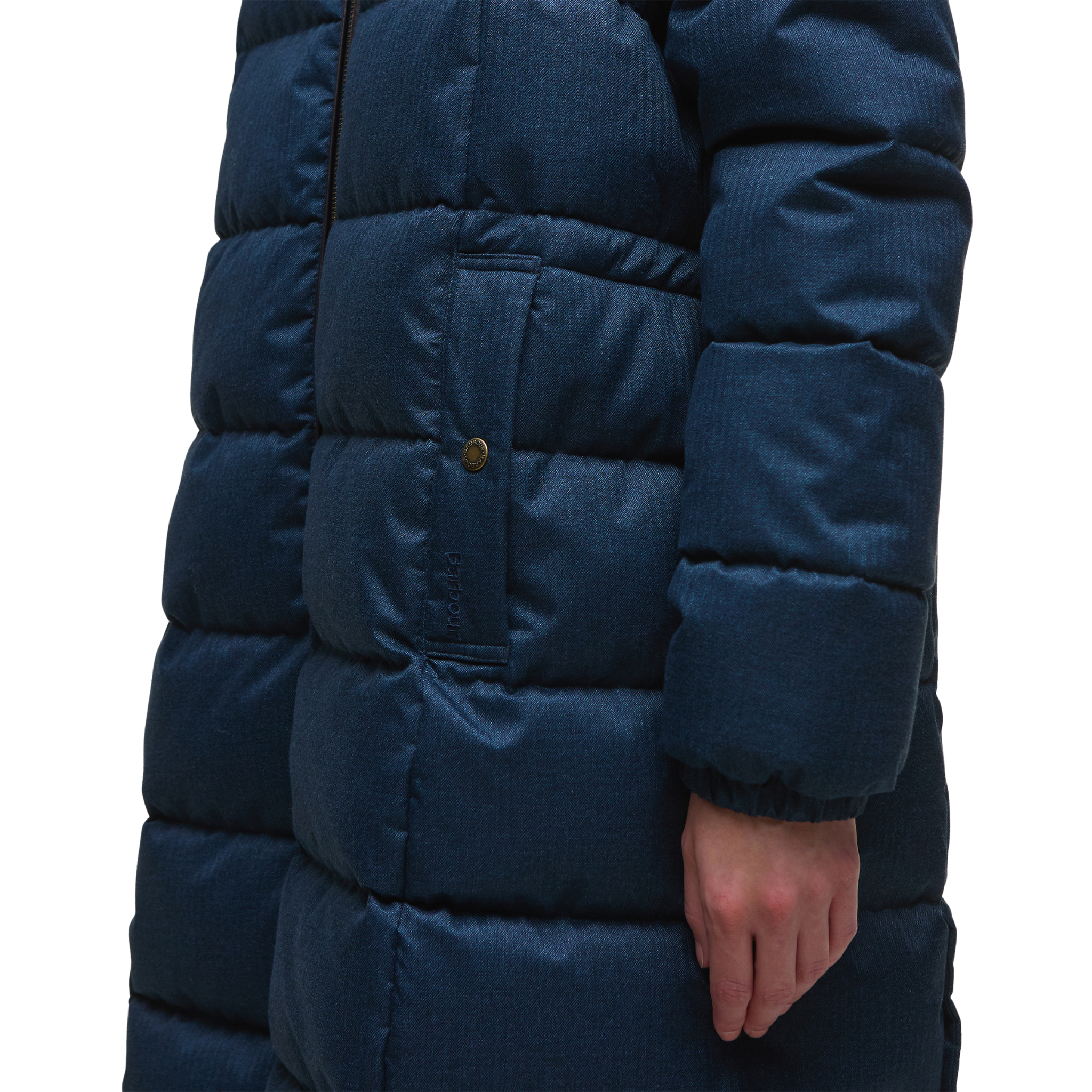 Marjoram Puffer Jacket Dark Navy/Blackwatch