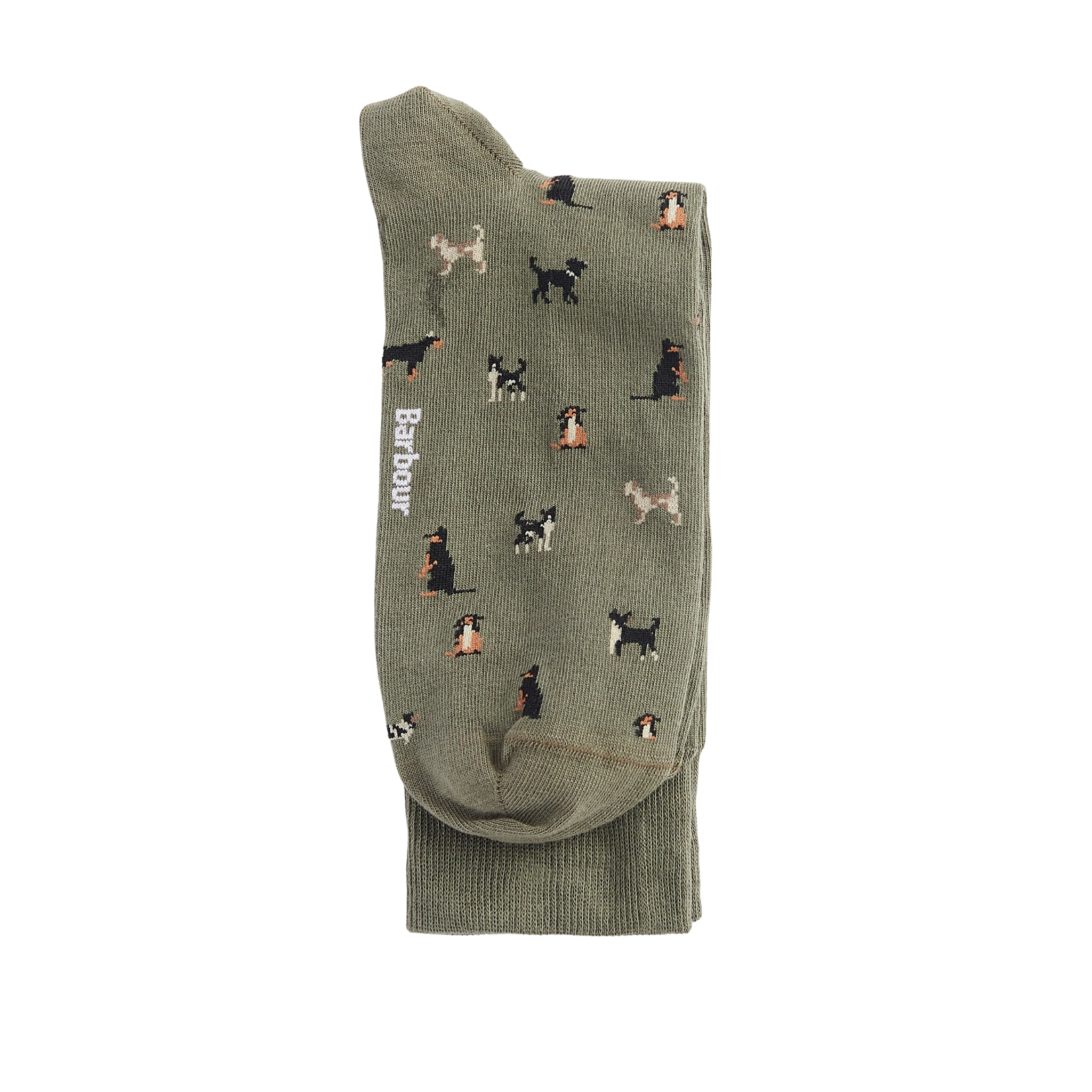 Barbour Mavin Socks Olive Dog