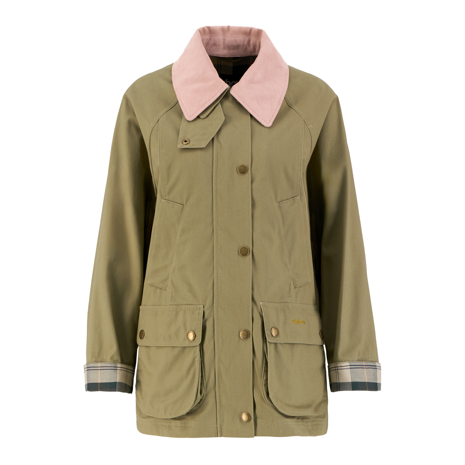 Modern Beadnell Casual Jacket Bleached Olive/Ancient/Gardenia