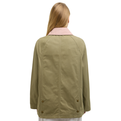Modern Beadnell Casual Jacket Bleached Olive/Ancient/Gardenia