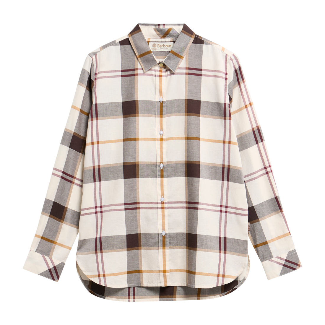 Moorland Shirt Ecru Muted Tartan