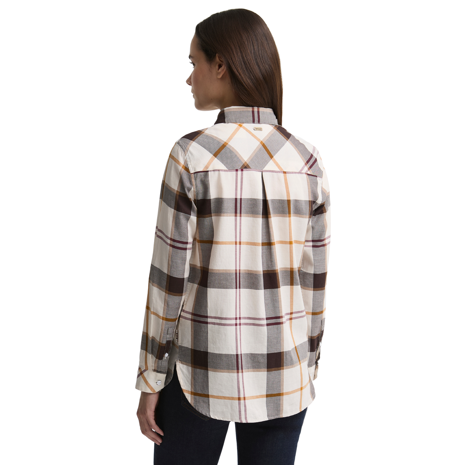 Moorland Shirt Ecru Muted Tartan