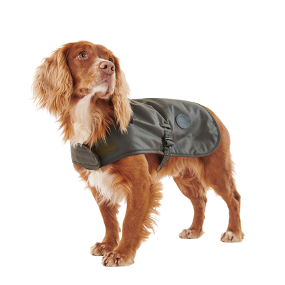 Barbour Wax Dog Coat Olive
