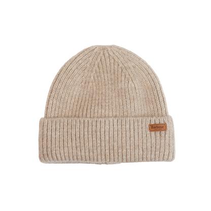 Barbour Pendle Beanie Hat Light Trench