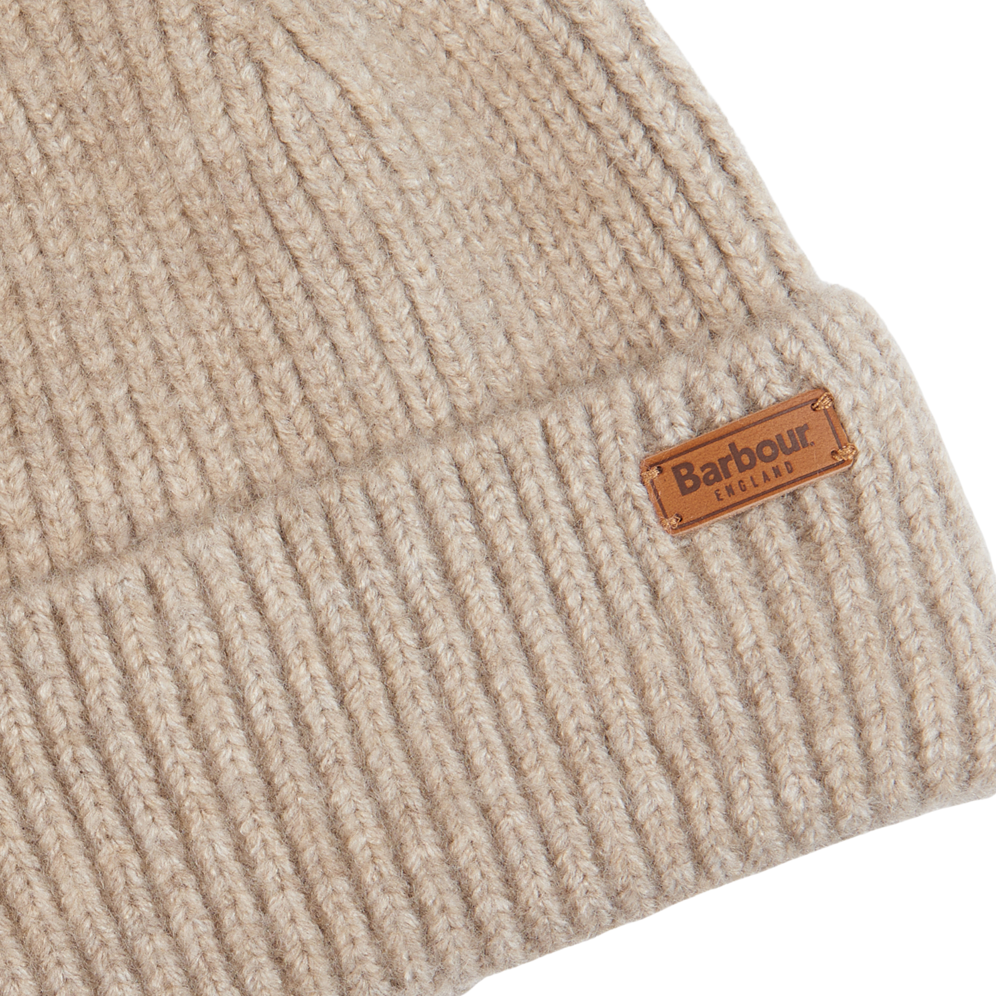 Barbour Pendle Beanie Hat Light Trench