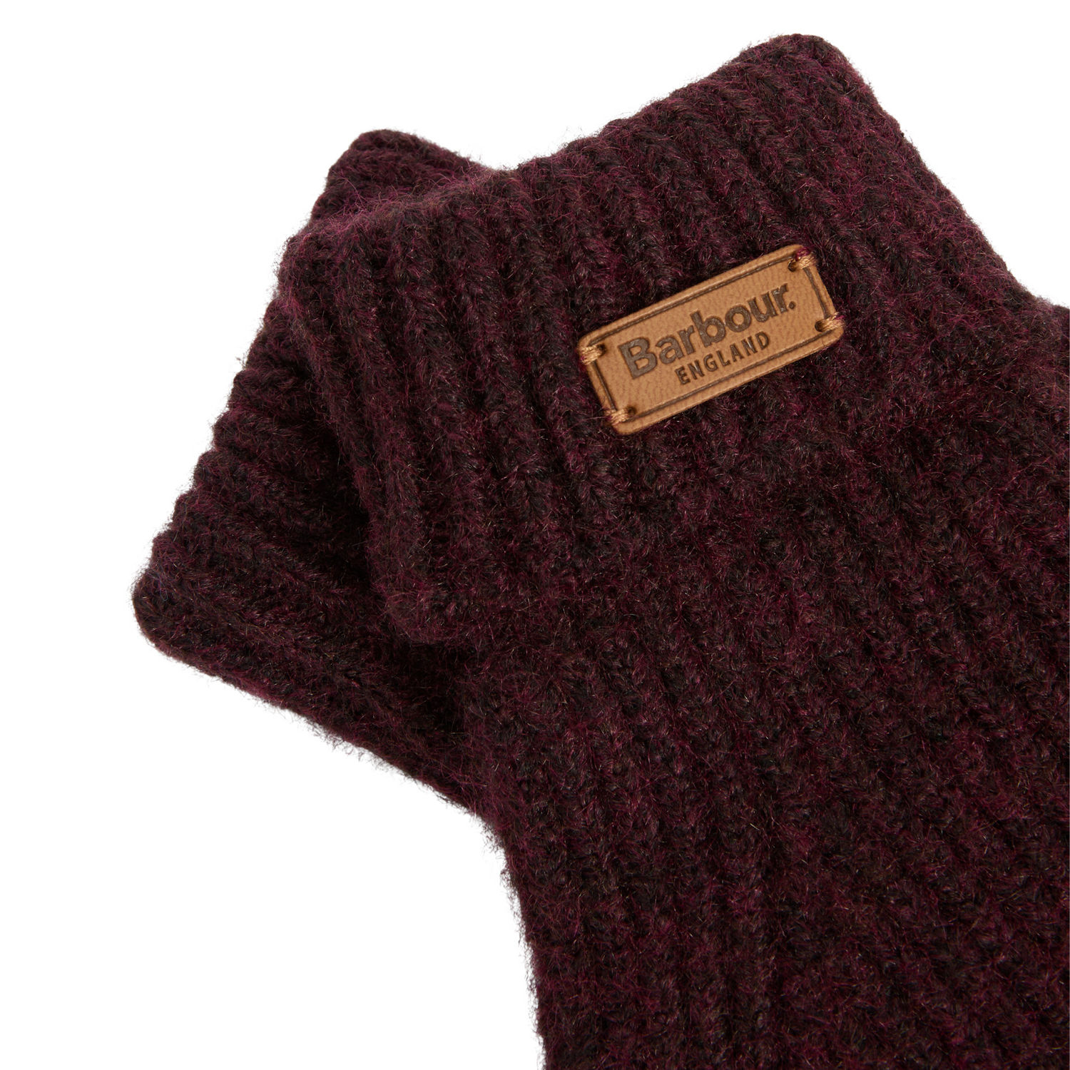 Pendle Knitted Gloves Wine