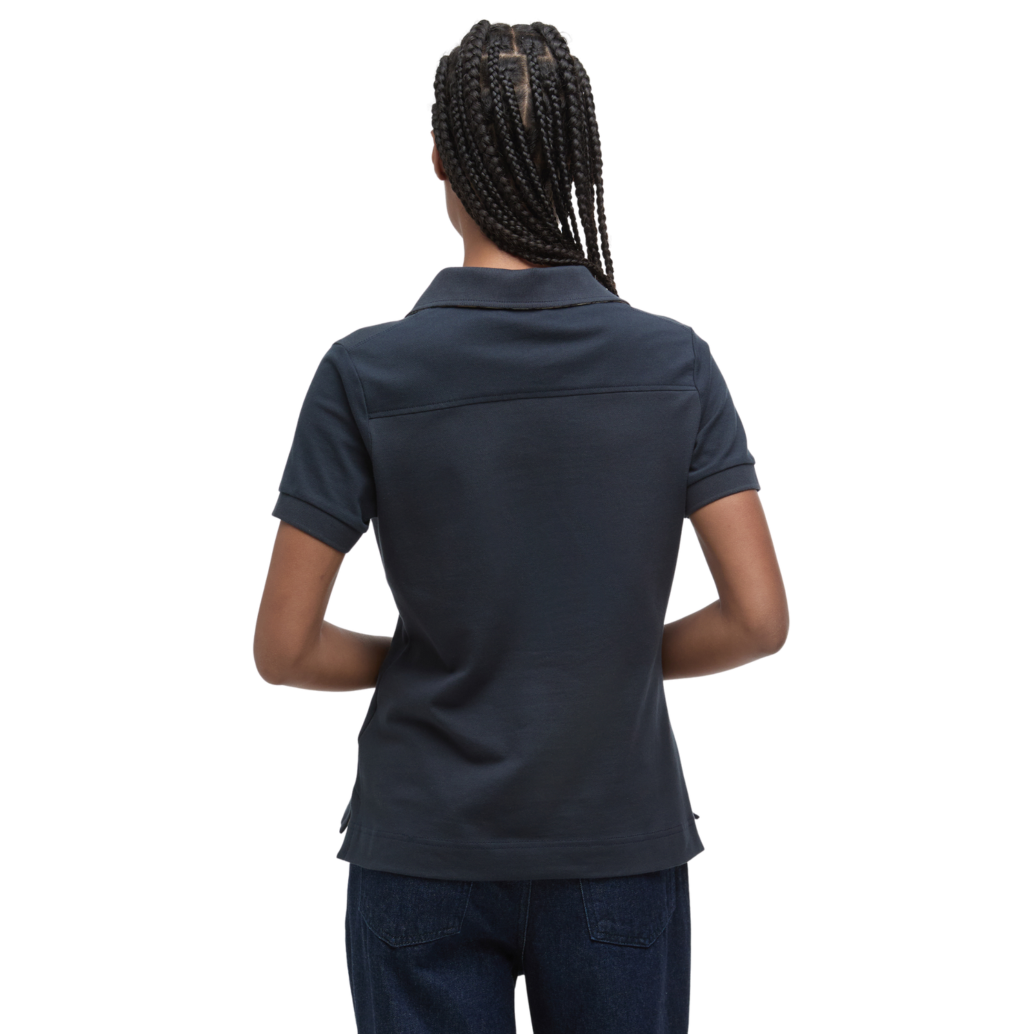 Portsdown Polo Shirt Navy/Hessian