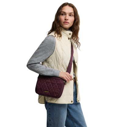 Barbour Quilted Crossbody Bag Fig