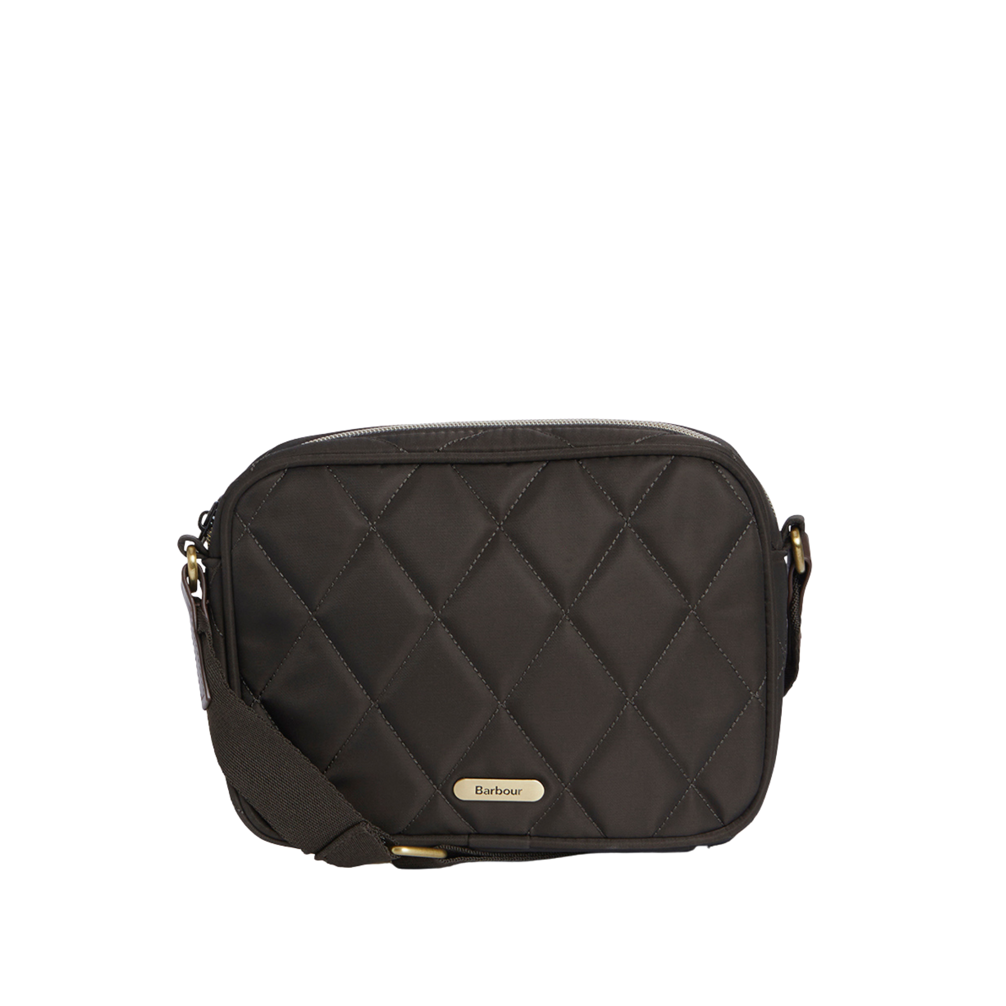 Barbour Quilted Crossbody Bag Olive