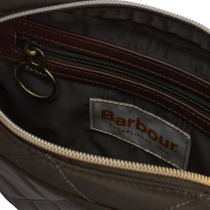 Barbour Quilted Crossbody Bag Olive