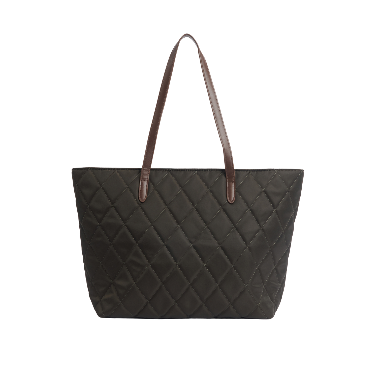 Barbour Quilted Tote Bag Olive