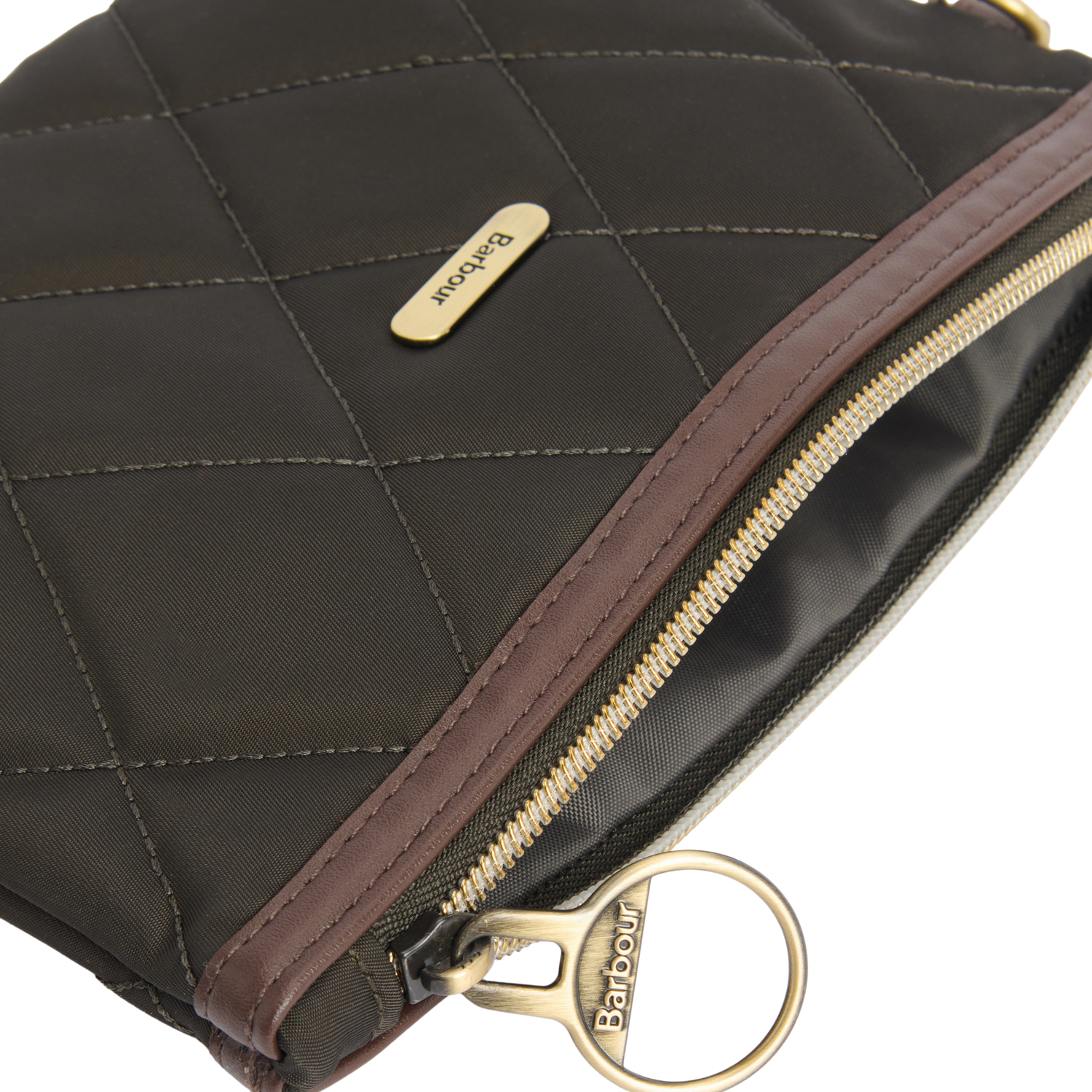 Barbour Quilted Tote Bag Olive
