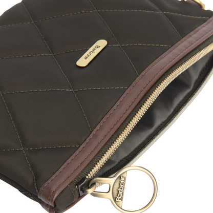 Barbour Quilted Tote Bag Olive
