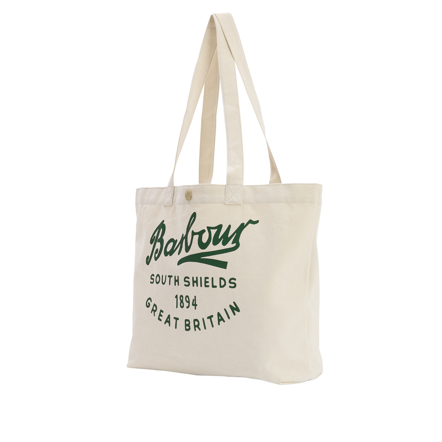 Barbour Script Tote Bag Natural