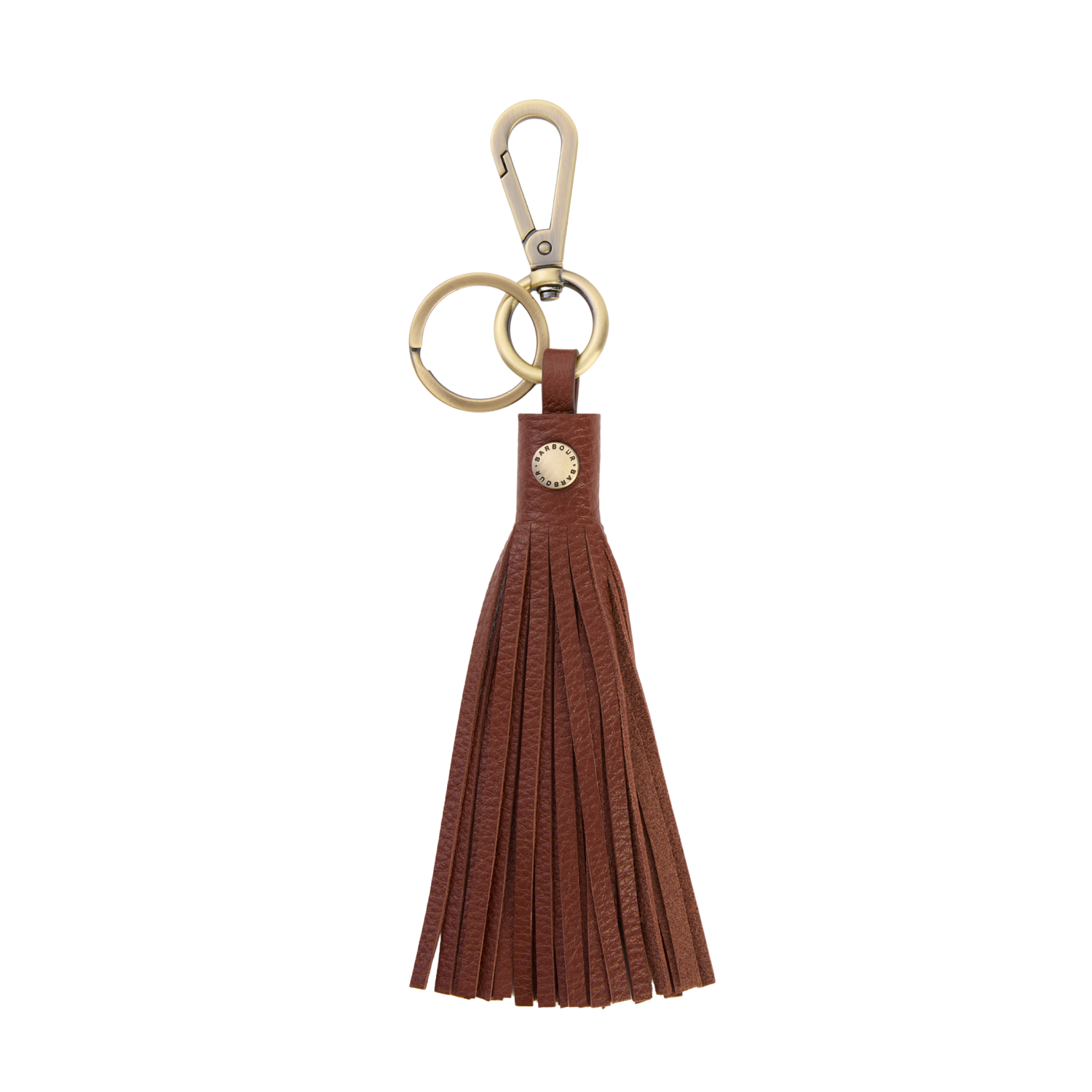 Barbour Tassel Leather Bag Charm