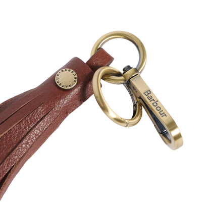 Barbour Tassel Leather Bag Charm