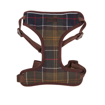 Barbour Travel &amp; Exercise Dog Harness Classic Tartan