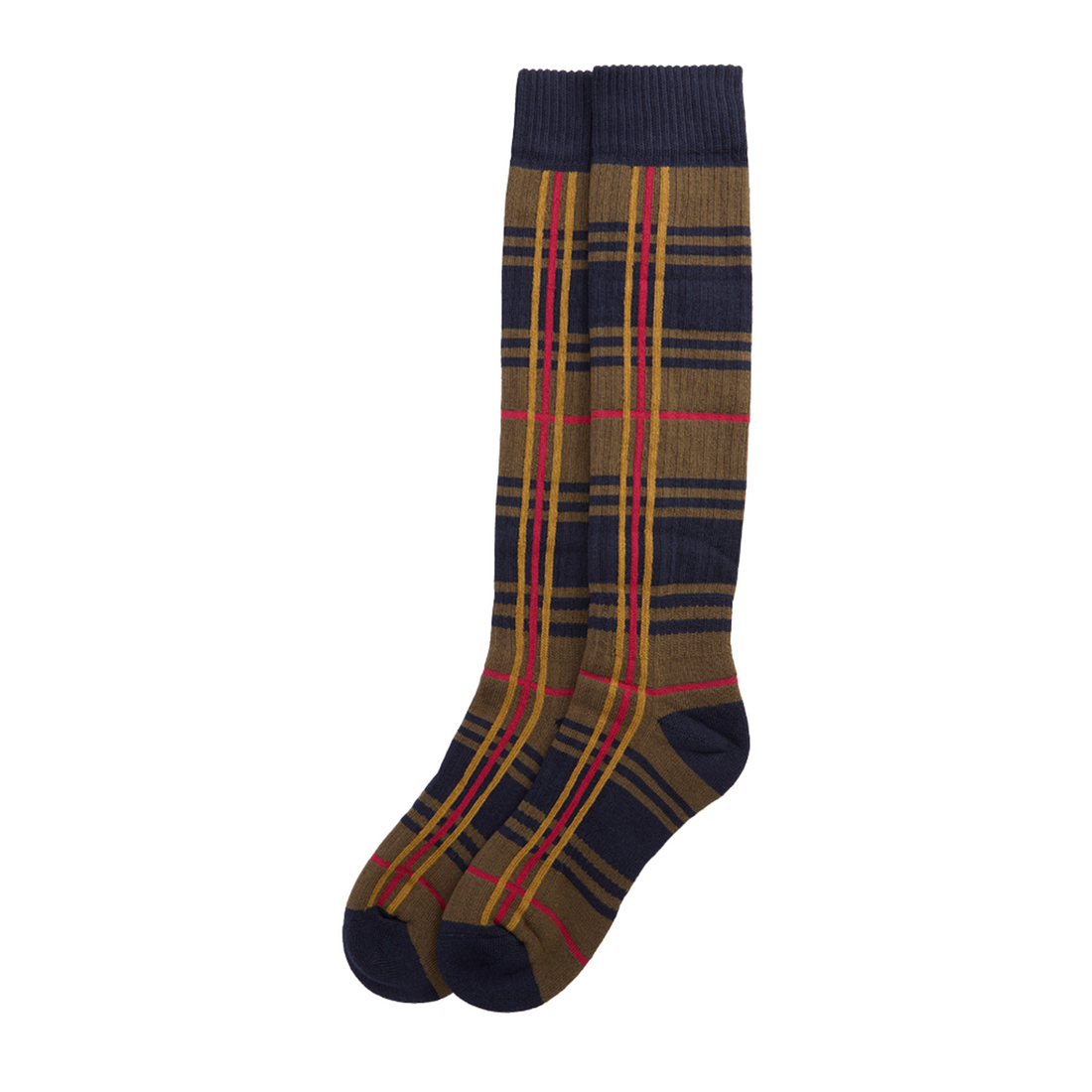 Barbour Wellington Classic Tartan Knee Length Sock